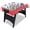 48" Red, variant on Kosevpou Foosball Table, 55/52/48 Large Size Soccer Game Tables for Adults & Kids, Table Games Includes 2 Foldable Cup Holders & 2/4 Balls with Sturdy Leg Levelers