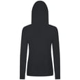 thumbnail image 3 of Women's Levelwear Black Pittsburgh Penguins Relay Banner Arch Pullover Hoodie, 3 of 3