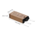 thumbnail image 2 of SEWACC Automotive Mini Resettable Fuse Plastic Light Brown 1Pcs, 2 of 8