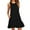 C-Black318, variant on DHFJKG Womens Summer Dresses Crewneck Beach Sleeveless Mini Dress Solid Color Loose Fit Tunic Cozy Dresses