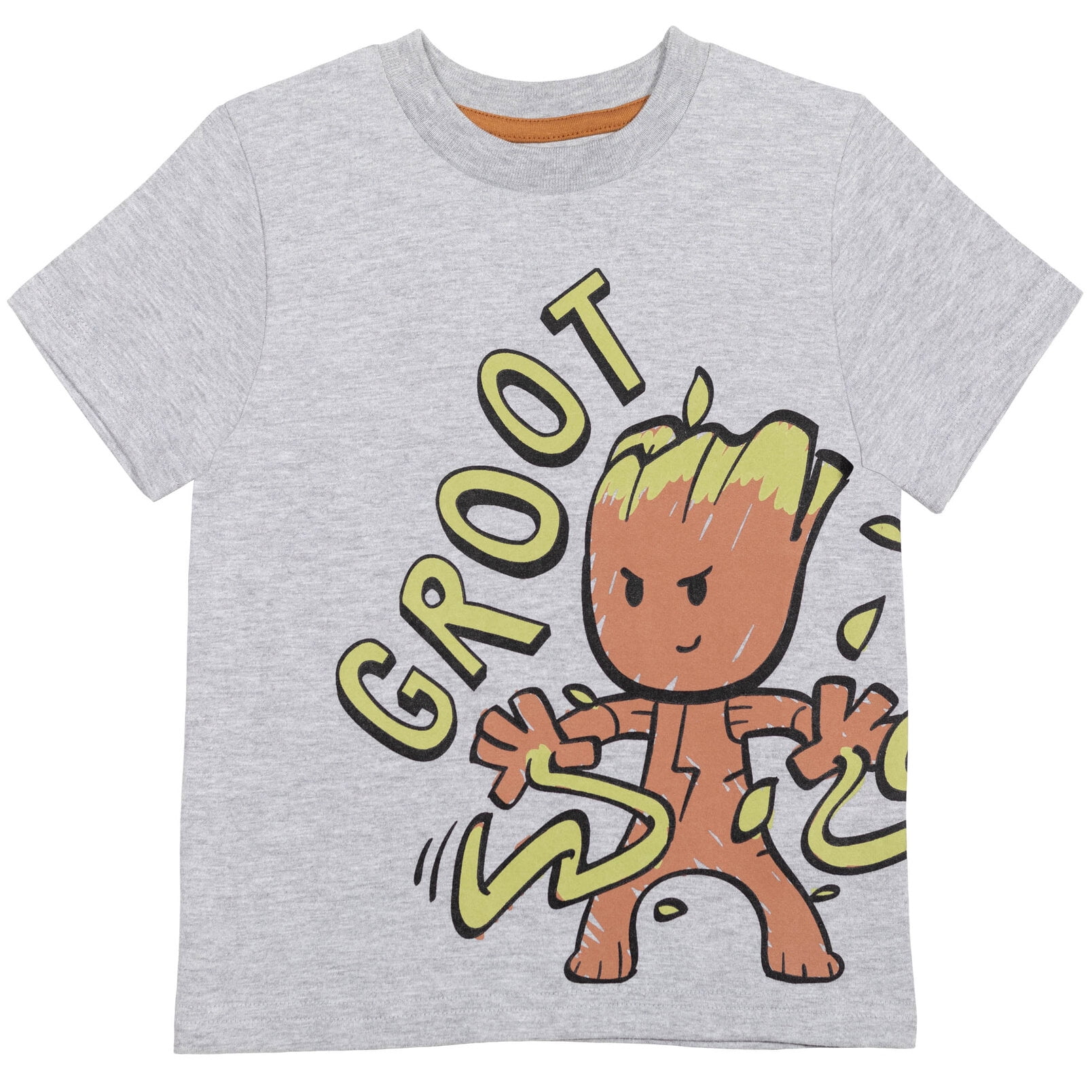 Marvel Iron Man Thor Groot Big Boys 4 Pack T-Shirts Toddler to Big Kid