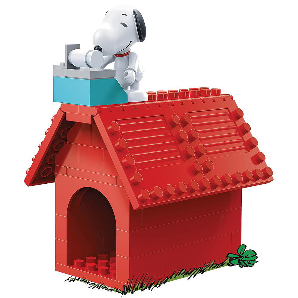 Peanuts Snoopy Dog House Snap Toys 60 Pieces Interlocking Brick Set Walmart Com Walmart Com