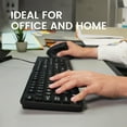 thumbnail image 5 of Perixx PERIBOARD-117P Wired PS2 Full Size Keyboard - Big Print Letters - Black - US English, 5 of 5