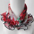 thumbnail image 4 of Women Neck Scarves Thin 2PCS Faux Pearl Soft Decorative Head Wraps Circle scarf, 4 of 10