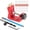 Red, variant on Zyllora Metal Pocket Hole Jig with 15 Degree Adjustable Drill Guide for Woodworking Sliver