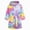 H467-Multicolour, variant on TOWED22 Kids Hooded Bathrobe Girls Soft Plush Hooded Flannel Pajamas Sleepwear Boys Spa Robe