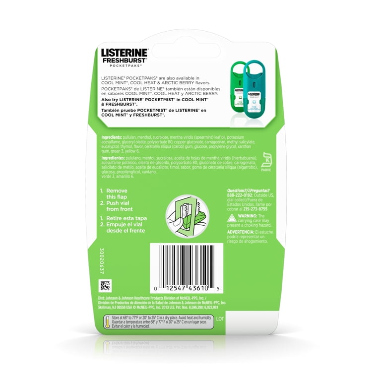 Breath Freshener Strips, Freshburst Spearmint photo 7