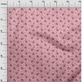 thumbnail image 3 of oneOone Cotton Cambric Pink Fabric Florals Dress Material Fabric Print Fabric By The Yard 56 Inch Wide, 3 of 4
