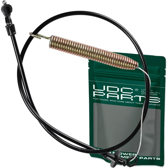 UDC Parts Clutch Cable – Reinforced Cable for Blade and Drive Clutch Control on Lawn Mowers and Tractors