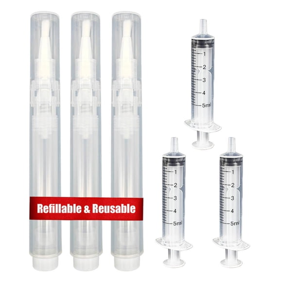 Pluma de retoque de pintura URGINO de 6 mL recargable, paquete de 3 para paredes