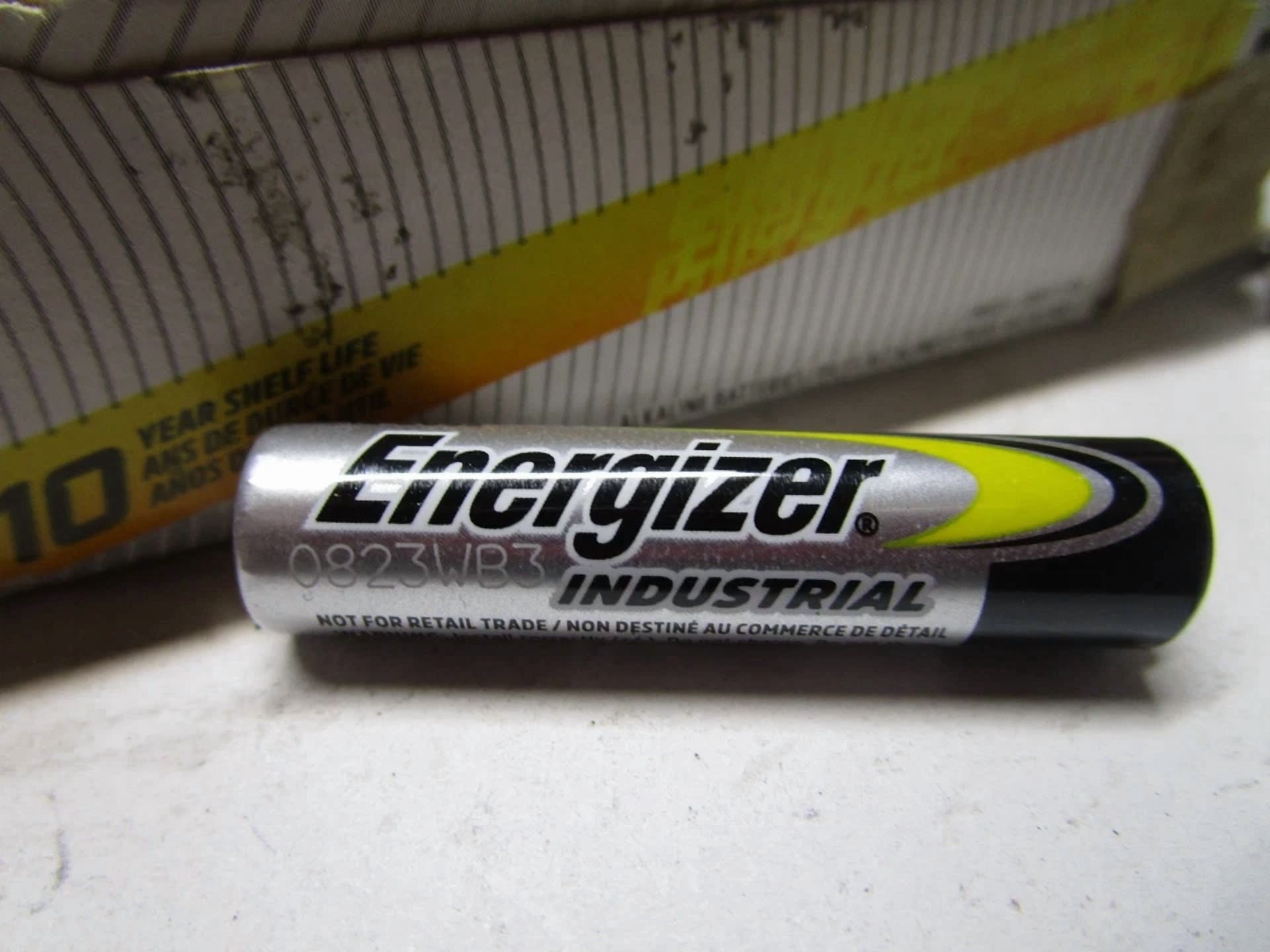 CRESTIN- Energizer Industrial Aaa Alkaline Batteries(En92 Lr03 Triple A Qty 24