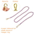thumbnail image 2 of Uxcell Purse Chain Strap, 47" Purse Strap Shoulder Bag Replacement Strap(Purple/Yellow Gold), 2 of 6