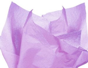 Lilac 10 Sheets Tissue Paper 50cm X 75cm Coloured Wrapping Gift Wrapping 
