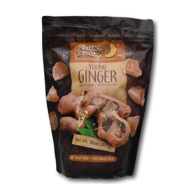 Nutty & Fruity Young Ginger Cubes (Packaging May vary) - Walmart.com ...