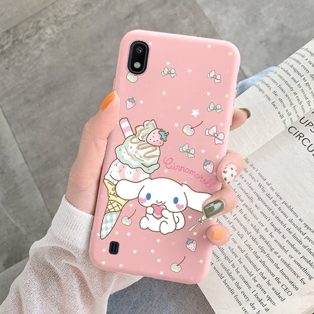 Anime Cute Case For Samsung Galaxy A10 Cover Soft Silicone Shockproof Phone Case For Galaxy A10 A 10 Cover Kuromi Rabbit Bumper FJH