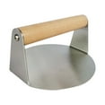 thumbnail image 3 of Accessoires de Cuisson pour Grillades Presse à Hamburger Professionnelle Poignée en Bois, 3 of 9