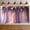 2A-180X110cm, variant on Purple Pink Gradient Floral Celebration Banner Sheer Chiffon Curtain Wedding Backdrop Warm Fairy Lights Hanging Wisteria Lavender Party Banner for Wedding Reception Bridal Shower Anniversary Party