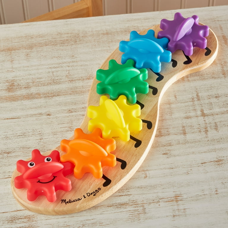 Melissa & doug caterpillar gear toy new arrivals