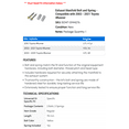 thumbnail image 2 of Exhaust Manifold Bolt and Spring - Compatible with 2003 - 2021 Toyota 4Runner - Dorman, 2 of 2