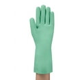 thumbnail image 4 of Ansell 100013 Sol-Vex 37-175 Unsupported Nitrile Flock Lined Gloves, 0.17" Height, 13" Length, 6" Wide, Size 8, Green (Pack of 12), 4 of 11