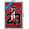 thumbnail image 2 of Michael Jordan - Jersey Wall Poster, 22.375" x 34" Framed, 2 of 4