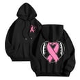 thumbnail image 6 of GEWSEY Women Hoodies Cancer Awareness Fall Sweatshirts for Women 2025 Y2k Fall Winter Oversized Hoodie with Pockets (Black, XXL), 6 of 8