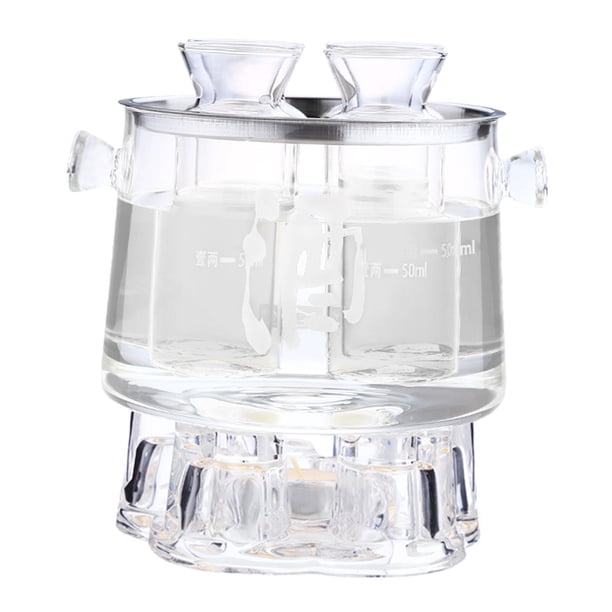 Juego de Sake de cristal japonés, botella de jarra de Sake para cumpleaños, boda, hogar, cocina, restaurante Con Titular perfecl none