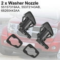 thumbnail image 3 of Windshield Washer Nozzle set 2011-2017 For Jeep Grand Cherokee 68260443AA, 3 of 5