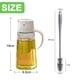 thumbnail image 2 of Botella dispensadora de aceite para cocina, material seguro, saludable y duradero, boquilla antigoteo, 21 oz/630 ml, grado alimenticio, libre de BPA, polipropileno y vidrio sin plomo, tapas, 2 of 8