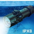 thumbnail image 4 of Naiovety Antorcha de buceo, suministros de buceo, aleación de aluminio, 4000LM, CNC, 3,7 V, equipo subacuático, accesorios de Camping multipropósito Iluminación y accesorios Naiovety HA074503-01, 4 of 6