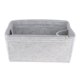 thumbnail image 2 of Bolso de Fieltro Zulema Organizador Impermeable para Cosméticos Gris Claro, 2 of 8