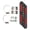 Red, variant on Rupoun Motorcycle Exhaust Pipe Heat Shield Anti Scalding Cover Universal Fit for 27 to 51mm (1.06 to 2.01 inches) Pipes on ATVs Mountain Bikes Scooters, Carbon Fiber Texture Red Finish
