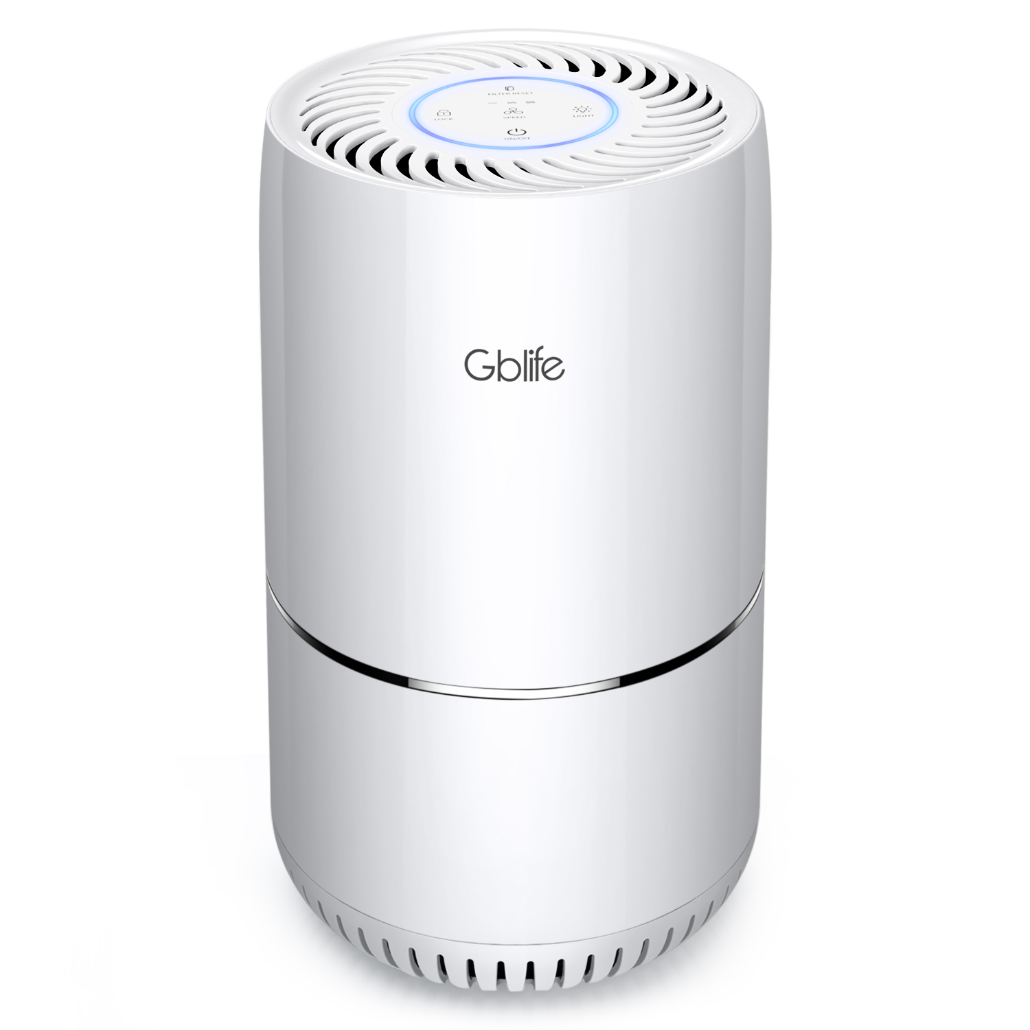 GBlife 3-in-1 Air Purifier with True Hepa Filter, Captures Allergens, Smoke, Odors, Mold, Dust 