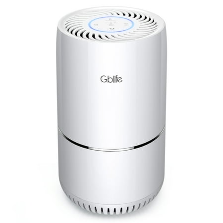 GBlife 3-in-1 Air Purifier with True Hepa Filter, Captures Allergens, Smoke, Odors, Mold, Dust, Germs, Pets, Smokers, Small Room Home Air
