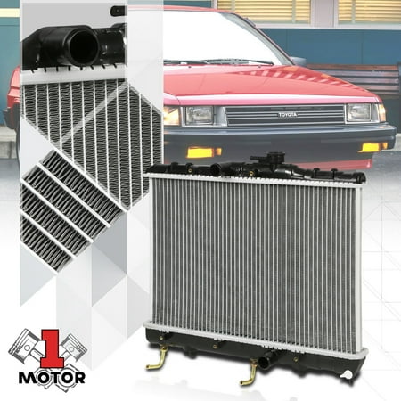 1990 Toyota Tercel Radiator - Aluminum Core Radiator OE Replacement for 87-90 Toyota Tercel 1.5 Auto dpi-109 88 89