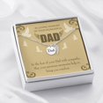 thumbnail image 1 of Collier Souvenir Perte d'Un Papa Cadeaux de Sympathie Perte d'Un Parent Collier Commémoratif, 1 of 6