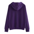 thumbnail image 3 of XINXIAOO Womens Sweatshirt Hoodies Long Sleeve Womens Pullover Baggy Hoodies Purple Plain Sweatshirt Winter Tops for Women Comfy Clothes for Women, 3 of 3