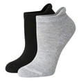 thumbnail image 2 of Hanes Ultimate 8-Pack Women's Cool Comfort Cushioned Heel Shield Socks HWUCH8 Color: Black Gray Size: N/A, 2 of 4