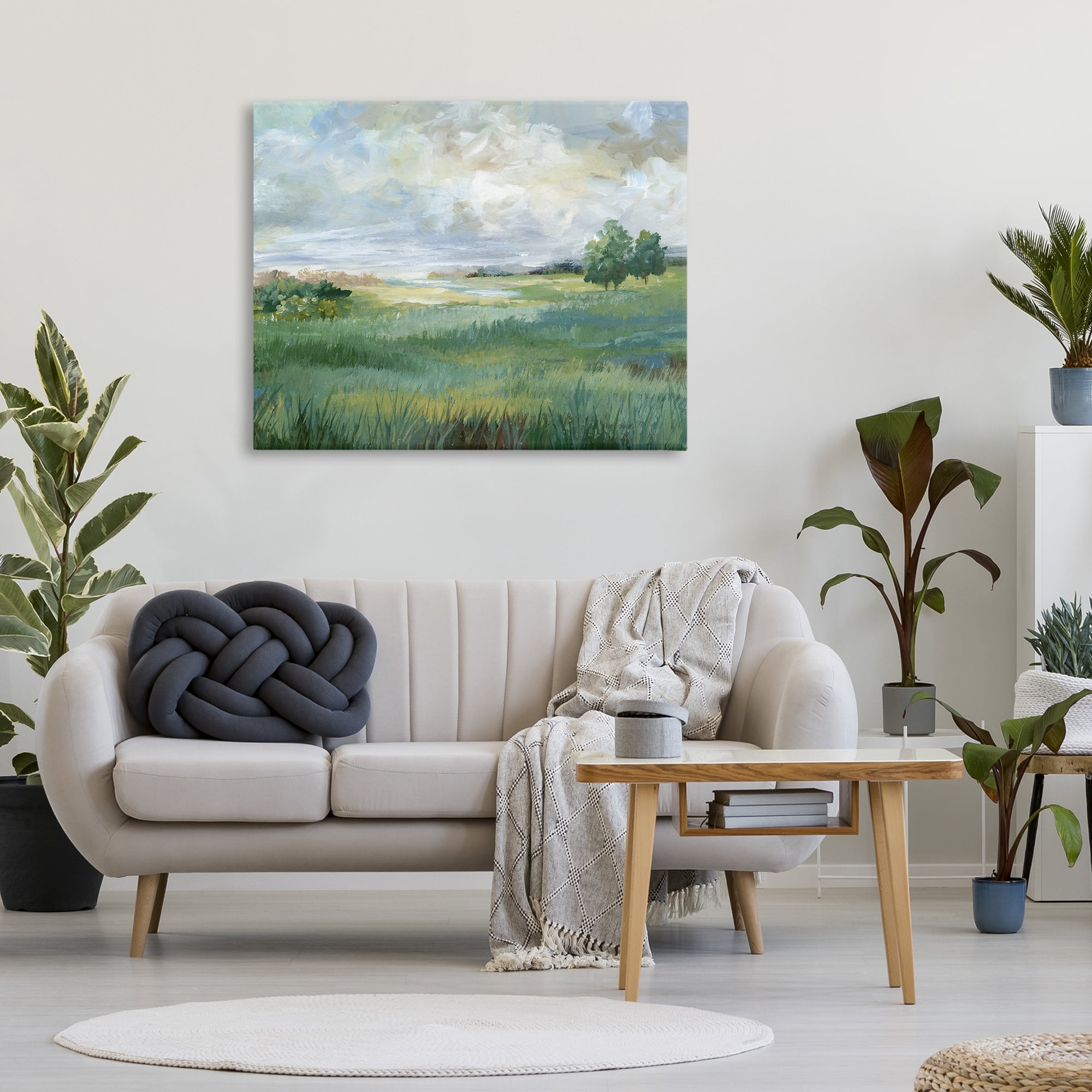 Stupell Industries Idyllic Summer Field Canvas Wall Art, design by Nan