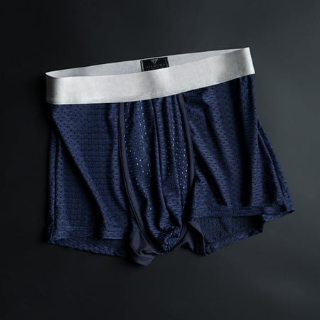 Tailored Men's New Style Silver Lon Antibacterial Ice Silk Underwear Breathable Underwear