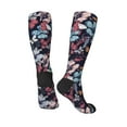 thumbnail image 5 of Lsque Flowers ad Butterflies Printed Crew Socks Men's Women's LightWeight Thin Casual Calf Socks ,Knee High Socks,Cotton Socks, 5 of 9