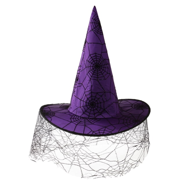Sombrero de bruja de Halloween Sunnimix Tocado Elegante fiesta prop