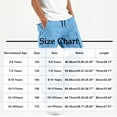 thumbnail image 4 of Zeophrasy Children's Solid Color Loose Casual Fashionable Elastic Waist Casual Sports Workwear Pants Kids, 4 of 8