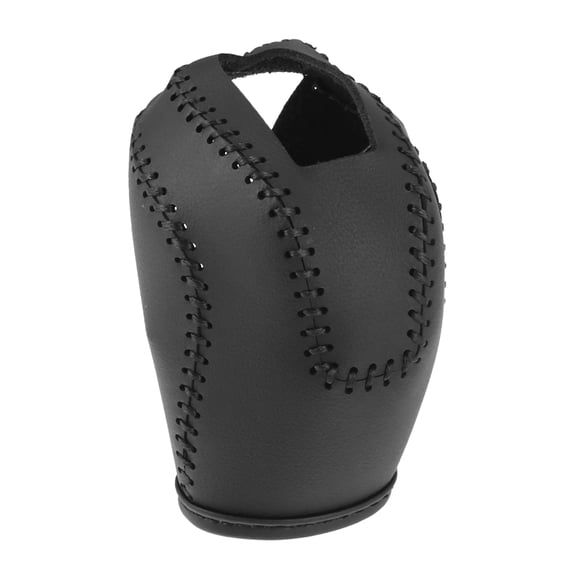 Unique Bargains Gear Shifting Knob Cover Automatic Transmission Lever Trim for VW Taos 2022 2023 Faux Leather Black