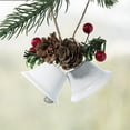 thumbnail image 1 of Puntoco Decoración Del Árbol De Navidad Colgante De Campana De Metal Dorado Rojo Y Blanco Colgante De Decoración Navideña B, Decoración Del Hogar, 1 of 1