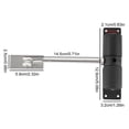 thumbnail image 3 of Aluminum Alloys Automatic Door Closers Safety Spring Door Closers Adjustable Closing Door Hinge Easy Installation White, 3 of 5