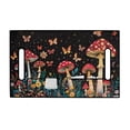 thumbnail image 2 of Whosucclay Butterfly Mushroom Golf Cart Seat Cover Blanket Towel Accessories, Elastic Breathable Towel Blanket Cover for Club Car EZGO Yamaha, 52.36 x 32.28 inch, 2 of 7