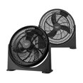 thumbnail image 1 of Ventilador de 3 Velocidades 16" Negro 2 Piezas Tsi-ff170-blk Sharper Image de Piso, 1 of 2