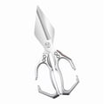thumbnail image 3 of High-Carbon Steel Heavy Duty Poultry Shears - Silver Kitchen Scissors with Ergonomic Handle, Dishwasher Safe, Ideal for Cutting Chicken, Meat, Seafood & Small Bones in Home Kitchens & Catering Settin, 3 of 9