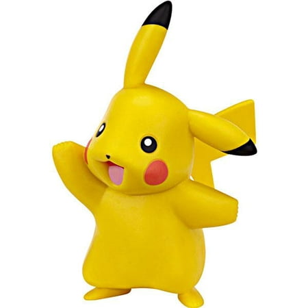 Pokemon Diamond Pearl Pikachu Figure Standing Waving No Packaging